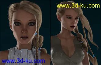 3D打印模型Render RY Xara - Lights, Cameras, and Expressions for Genesis 8.1 Female的图片