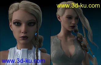 3D打印模型Render RY Xara - Lights, Cameras, and Expressions for Genesis 8.1 Female的图片