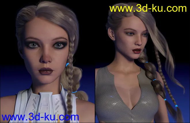 Render RY Xara - Lights, Cameras, and Expressions for Genesis 8.1 Female模型的图片11
