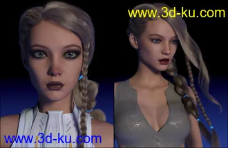 3D打印模型Render RY Xara - Lights, Cameras, and Expressions for Genesis 8.1 Female的图片