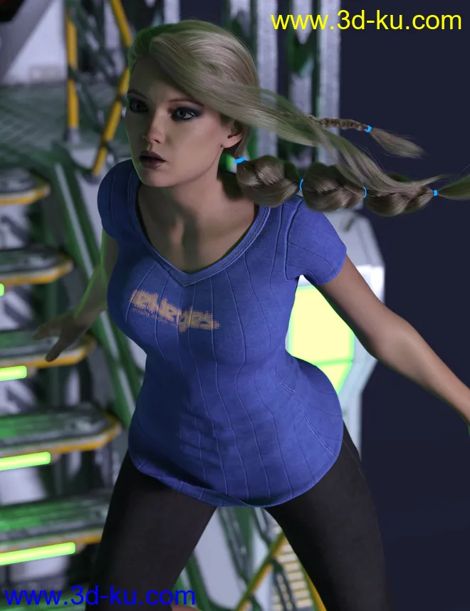 Render RY Xara - Lights, Cameras, and Expressions for Genesis 8.1 Female模型的图片13