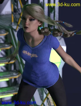 3D打印模型Render RY Xara - Lights, Cameras, and Expressions for Genesis 8.1 Female的图片