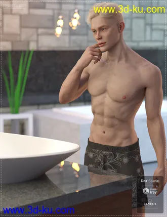 3D打印模型Retouch Face Morphs for Genesis 8 Males的图片