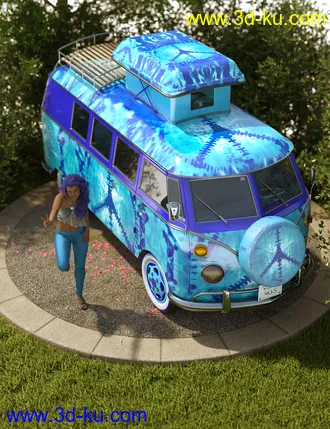 3D打印模型Retro Camper Van的图片
