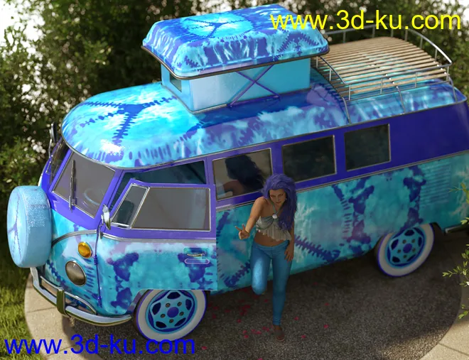 Retro Camper Van模型的图片4