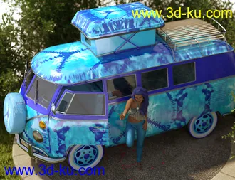 3D打印模型Retro Camper Van的图片