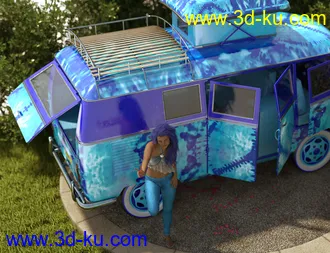 3D打印模型Retro Camper Van的图片