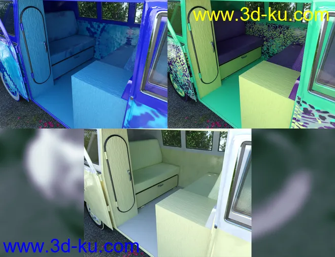 Retro Camper Van模型的图片9