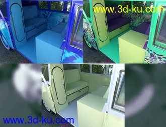 3D打印模型Retro Camper Van的图片