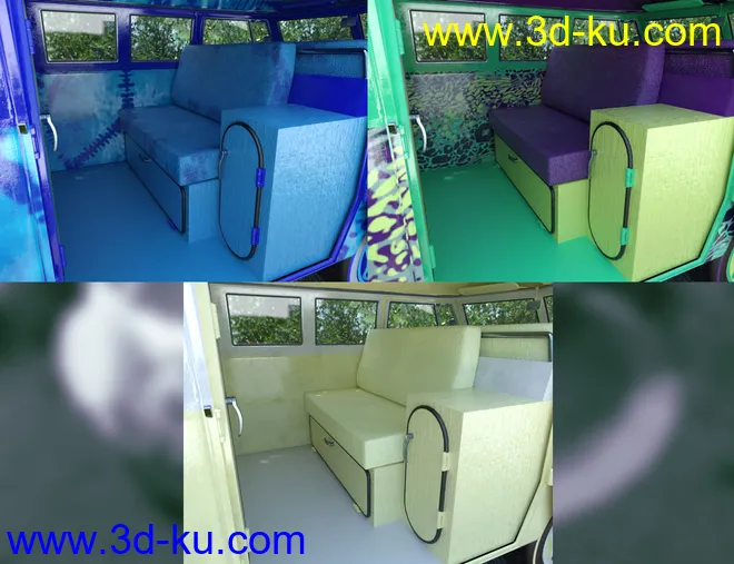 Retro Camper Van模型的图片10