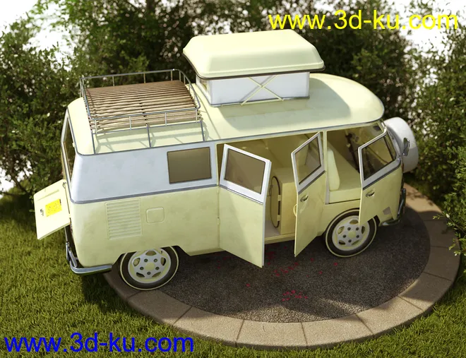 Retro Camper Van模型的图片16