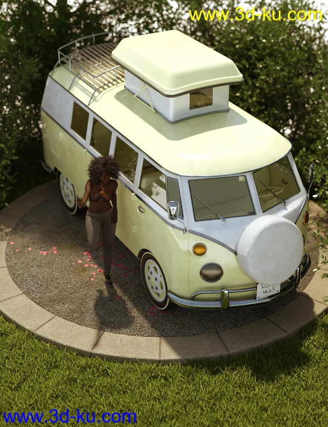 Retro Camper Van模型的图片17