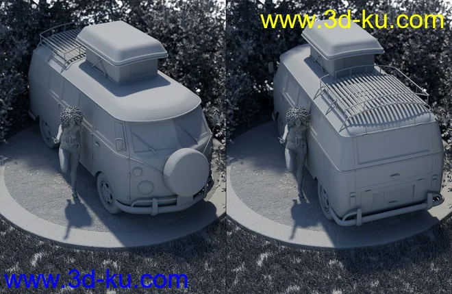 Retro Camper Van模型的图片18