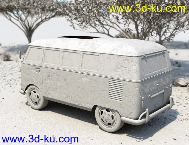 Retro Camper Van Apocalypse Add-On模型的图片16