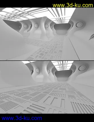 3D打印模型Retro Neon Hallway的图片
