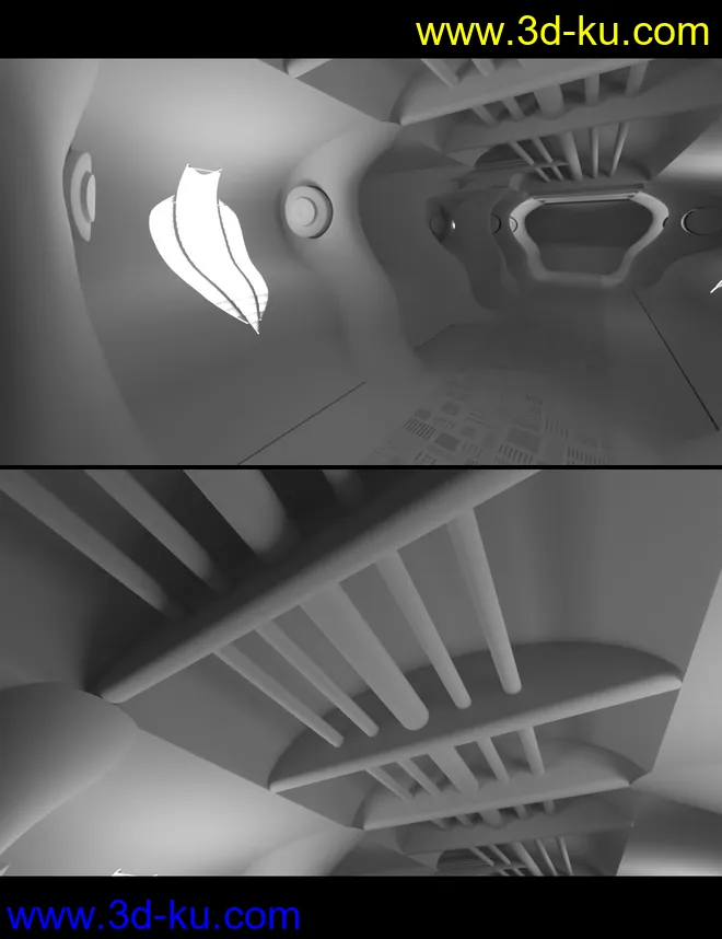 Retro Neon Hallway模型的图片7