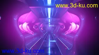 3D打印模型Retro Neon Hallway的图片