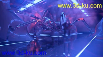 3D打印模型Retro Neon Hallway的图片