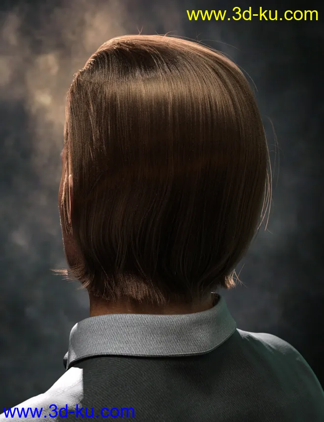 Rialto Hair for Genesis 8 and 8.1 Males模型的图片6