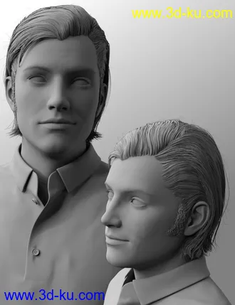 3D打印模型Rialto Hair for Genesis 8 and 8.1 Males的图片