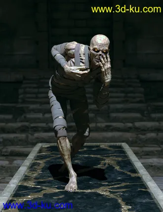 3D打印模型Risen Mummy Poses for Genesis 8 Male and Mummy HD的图片
