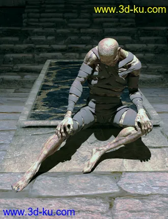 3D打印模型Risen Mummy Poses for Genesis 8 Male and Mummy HD的图片