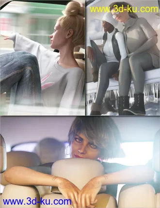 3D打印模型Road Trip Poses for Genesis 8 Female的图片