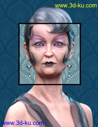 3D打印模型Roaring Twenties Makeup Builder for Genesis 8 Females的图片