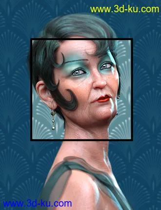 Roaring Twenties Makeup Builder for Genesis 8 Females模型的图片16