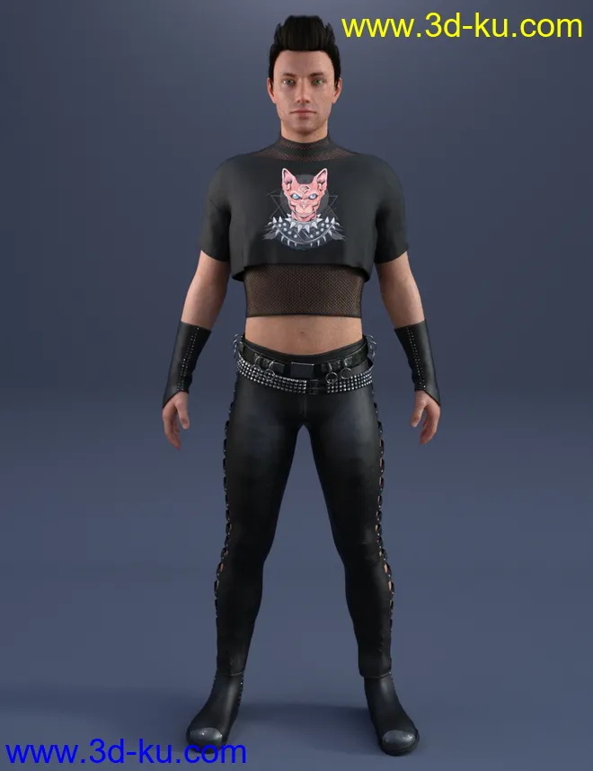 Rocker Dude Textures模型的图片3