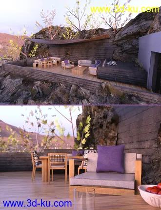 3D打印模型Rocky Mountains Backyard的图片