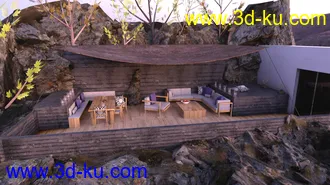 3D打印模型Rocky Mountains Backyard的图片