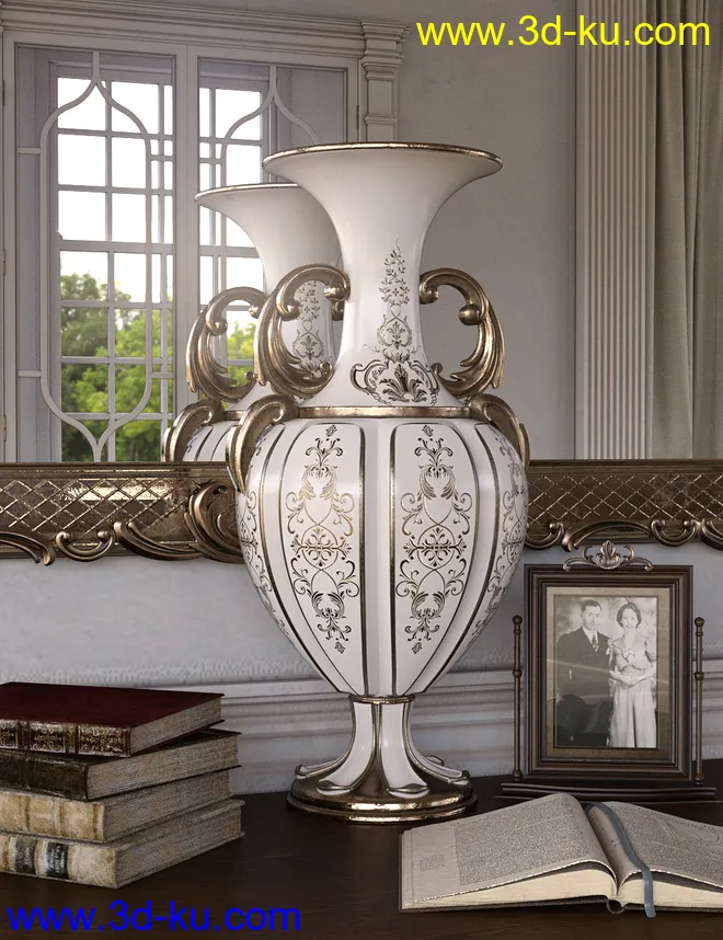 Rococo Vases Iray模型的图片2