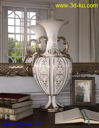 3D打印模型Rococo Vases Iray的图片