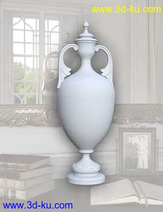 3D打印模型Rococo Vases Iray的图片