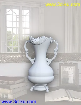 3D打印模型Rococo Vases Iray的图片