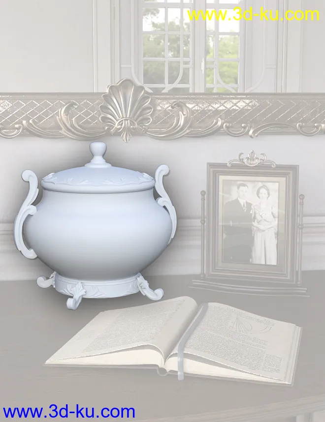 Rococo Vases Iray模型的图片13
