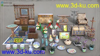 ROG Fantasy Home - Entrance Furniture Set模型的图片2