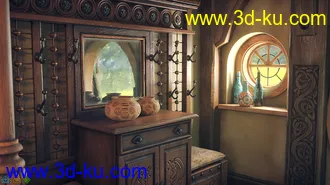 ROG Fantasy Home - Entrance Furniture Set模型的图片7