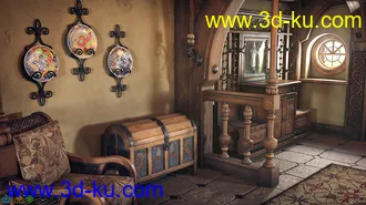 3D打印模型ROG Fantasy Home - Entrance Furniture Set的图片
