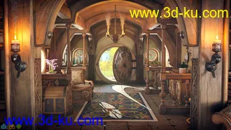 3D打印模型ROG Fantasy Home - Entrance Furniture Set的图片