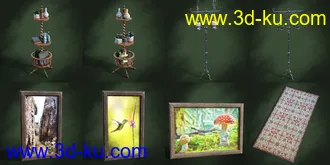 3D打印模型ROG Fantasy Home - Entrance Furniture Set的图片