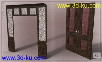 3D打印模型Rosé Decadent Hotel Hallway的图片