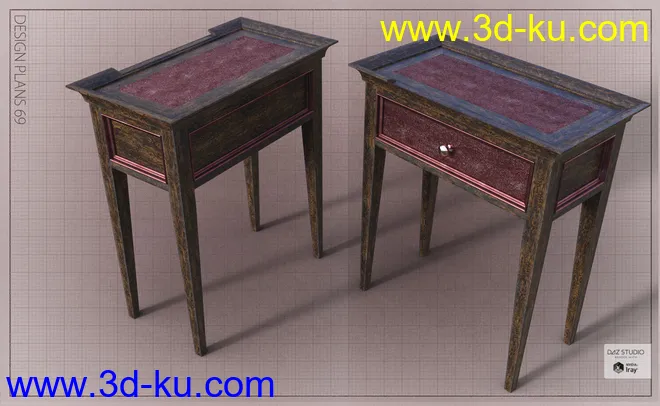 Rosé Decadent Hotel Hallway模型的图片7