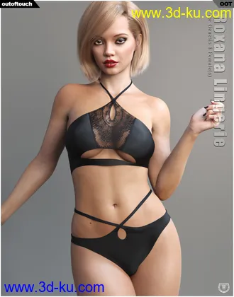 3D打印模型Roxana Lingerie for Genesis 8 Female(s)的图片