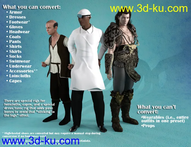 RSSY Clothing Converter from Genesis to Genesis 8 Male模型的图片2