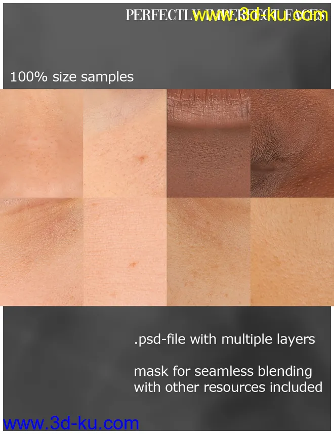 RY Perfectly Imperfect Faces Merchant Resource for Genesis 8.1 Female模型的图片5