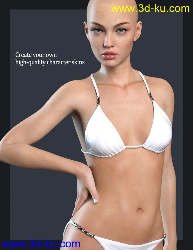 RY Perfectly Imperfect Skin 3 Merchant Resource for Genesis 8.1 Female模型的图片2