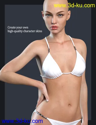 3D打印模型RY Perfectly Imperfect Skin 3 Merchant Resource for Genesis 8.1 Female的图片