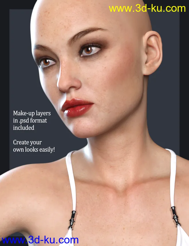 RY Perfectly Imperfect Skin 3 Merchant Resource for Genesis 8.1 Female模型的图片3